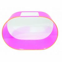 Zoo Med Betta Condo 1 Gallon Oval Racetrack Tank, Pink