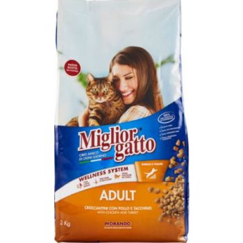  Miglior Croquettes with Chicken And Turkey Cat Dry Food, 2Kg 