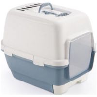 PAWSITIV EMMA CLEVER CLEAN - CAT LITTER AND TOILET BOX - CORAL BLUE