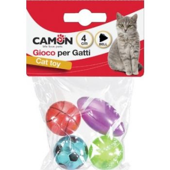  Camon Mix Sports Ball With Bell (4Pcs) 