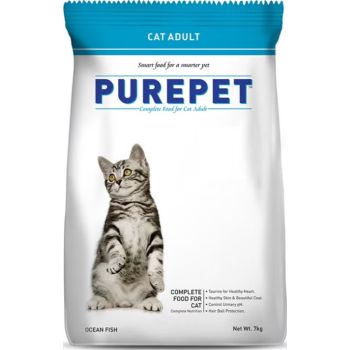  Purepet Adult Cat Ocean Fish Dry Food 7KG 