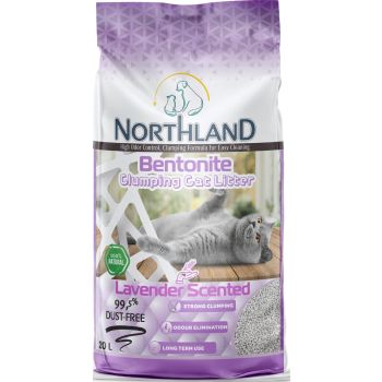  Northland Bentonite Clumping Cat Litter - Lavender [Volume - 20L] 