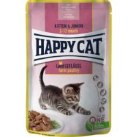 Happy Cat MIS Kitten & Junior Farm Poultry 85g