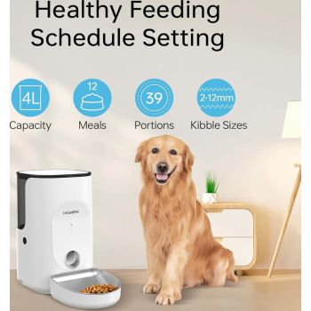  Dogness Rover Smart Feeder For Pets (App Controlled)-White 