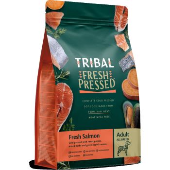  Tribal Fresh Pressed Complete Fresh Salmon Adult Dry Dog Food 2.5kg 