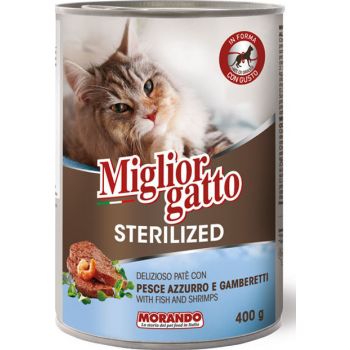  Miglior Gatoo Sterilized Fish & Shrimps Cat Wet Food, 400g 