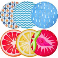 Duvo+ Cooling Mat Round 60x60x0.8cm, Mixed Color & Pattern