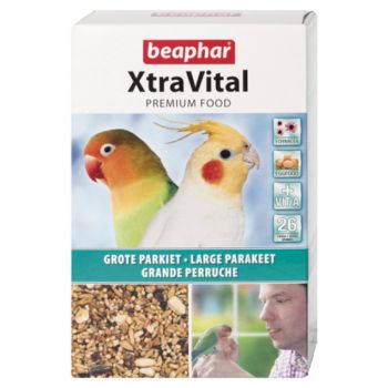  XtraVital Large Parakeet Feed 500g (New Formula) 