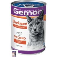GEMON CAT STERILISED WITH TURKEY 400 Gm