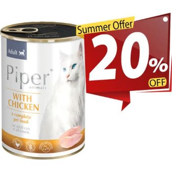  Piper Wet cat food with chicken 400g 