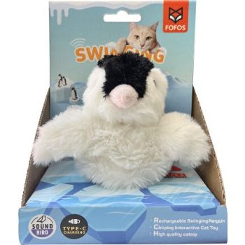 FOFOS Swinging Penguin Interactive Cat Toy 