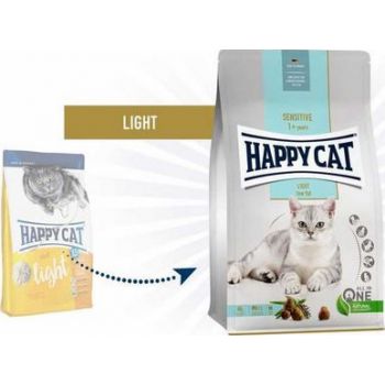  Happy Cat Dry Food Sensitive Adult Light 1.3kg 