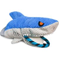 Plush Pet Shark Dog Toys - 35 x 17cm