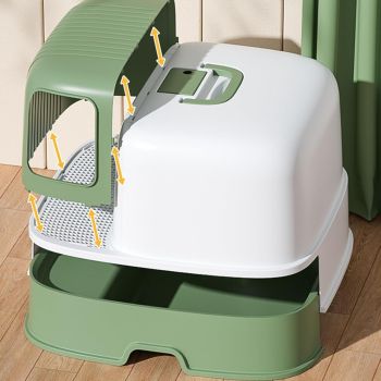  Pado Claws Cat Litter Box 57.6*52.8*38cm-Green 