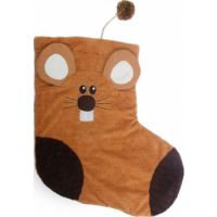 Sock Cuddler Sock Sack Mouse Cat Toy  L 51 x W 75 x H 2"