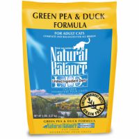 Natural Balance LID Green Peas & Duck Dry Cat Food, 5lb