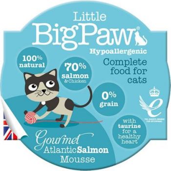 Little Big Paw Cat Gourmet Salmon Mousse 