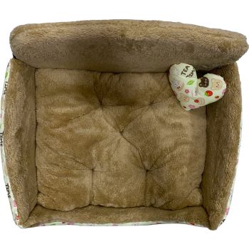  Puppod Sofa Pet Bed Brown 2in1 