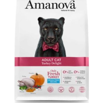  Amanova Grain Free Adult Cat Turkey Delight 1,5kg 