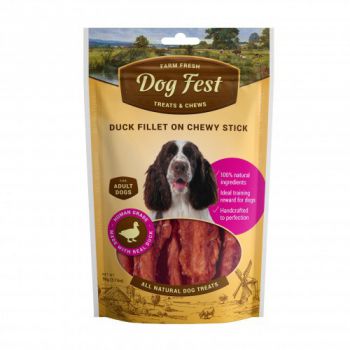  Dog Treats DF Duck fillet on a chewy stick for adult dogs - 90g (3.17oz) 