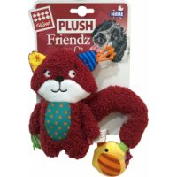 Plush Friendz Dog Toys Squirrel with Squeaker and Crinkle S/M
