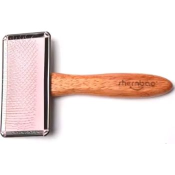  Shernbao Engineering Handle Stainless Steel Pet Slicker Brush - Large 