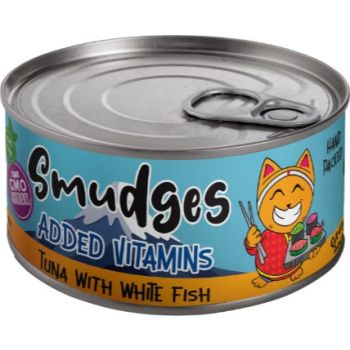  Smudges Adult Cat Wet Food Tuna with White Fish in Gravy 80g 