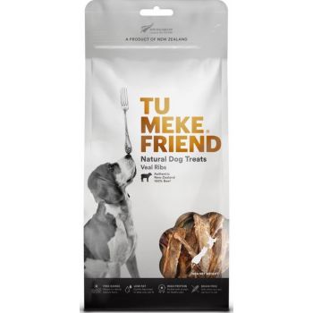  Tu Meke Friend Natural Dog Treats Veal Ribs 125g 