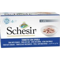 Schesir Cat Multipack Can Tuna With Seabass-6x50g