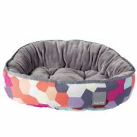 FuzzYard Kaleidoscope Reversible Dog Bed, Medium