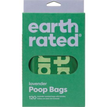  Earth Rated Easy-Tie Handle Poop Bags – 120 bags lavender 