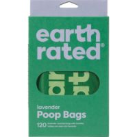 Earth Rated Easy-Tie Handle Poop Bags – 120 bags lavender