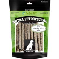 Nutrapet Dog Chew Munchy Sticks ( WHITE MILK) 300G