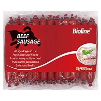  BIOLINE BEEF SAUSAGE 15Gx30 