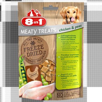  8in1 MEATY TREATS Chicken/Peas 50g 