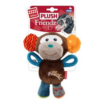  GiGwi Plush Friendz Squeaker Dog Toys – Monkey 