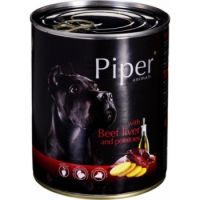 Piper Dog Wet Food With Beef Liver And Potatoes 800g