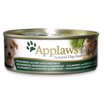  Applaws Dog Wet Food Chicken With Beef 156G TIN 