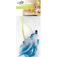 AFP Interactive Cat Culbuto Feather Refill 4 Pack