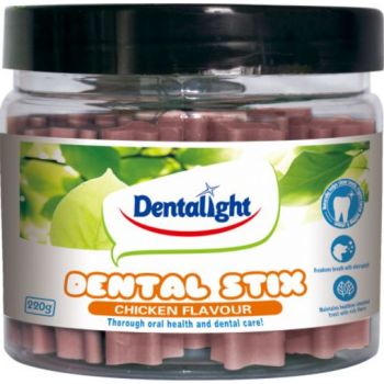  Dentalight 2.5" Dental Stix Chicken Flavour 220g 
