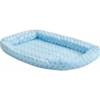 QuietTime Powder Blue Fashion Double Bolster Bed Blue 24"