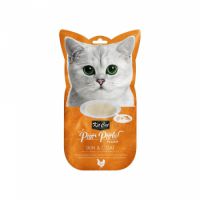 Kit Cat Puree Plus Skin & Coat(Chicken) 4x15g