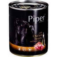 Piper Dog Wet Food With Chicken Hearts And Brown Rice 800g
