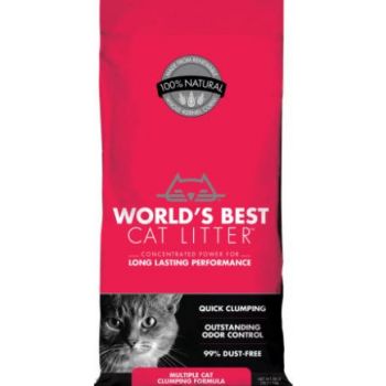  World's Best Litter Multiple Cat Clumping 28 lb Bag 
