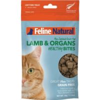 Feline Natural Grain-Free Freeze Dried Cat Treats, Lamb & Organs 50g