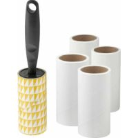 Hair Lint Roller Dispenser And Refill Rolls