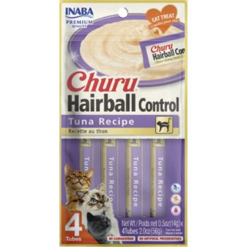  Inaba Churu Hairball Control- Tuna Recipe 4PCS/PK 