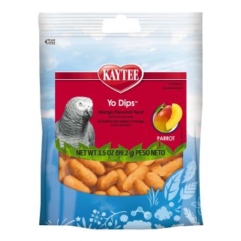  Kaytee Yo Dips Mango Flavored Treats for Parrots 3.5 Oz 