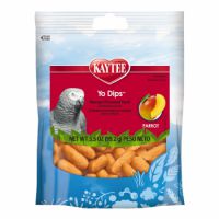 Kaytee Yo Dips Mango Flavored Treats for Parrots 3.5 Oz