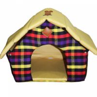 SMART WAY PLUSH HOUSE W/CHEKER PRNT 53*62*42CM